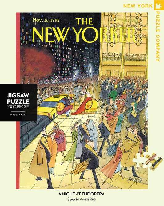 NEW YORKER PUZZLE - 1000 Pc Puzzle – A Night at the Opera - Handworks Nouveau Paperie