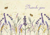 NOTE CARD - LAVENDER & HONEY - Handworks Nouveau Paperie