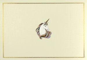 NOTE CARD - UNICORN - Handworks Nouveau Paperie