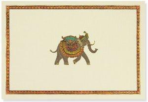 NOTECARD - ELEPHANT FESTIVAL - Handworks Nouveau Paperie