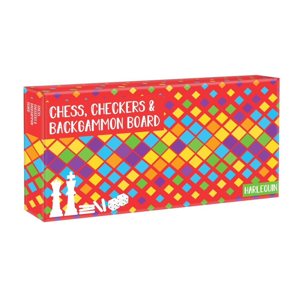 Chess Checkers & Backgammon set