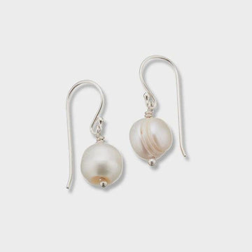 Pearl Healing Gem Earrings - Handworks Nouveau Paperie