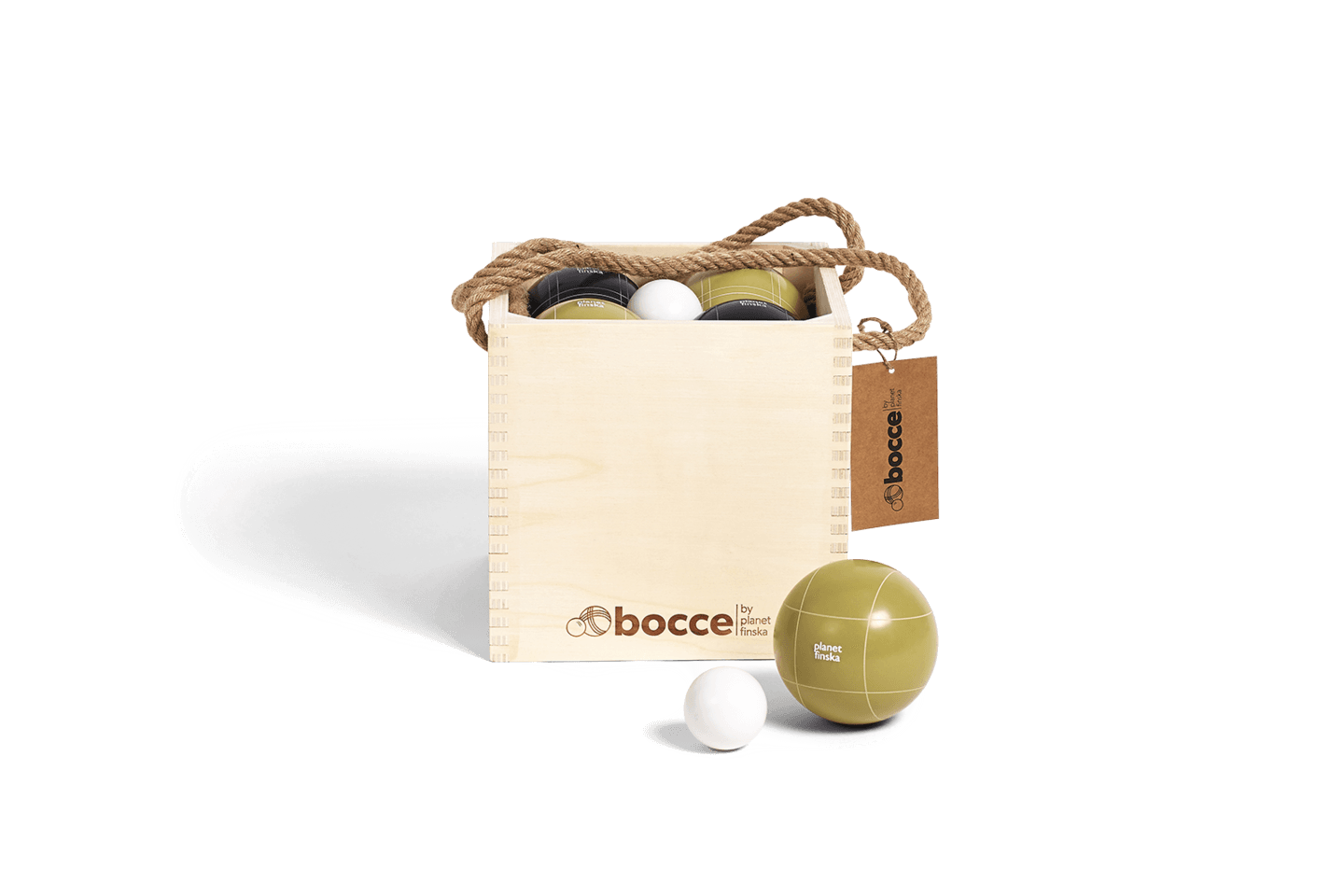 Premium Bocce In Carry Crate - Handworks Nouveau Paperie