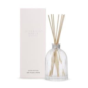 Red Plum & Rose Large Diffuser 350ml - Handworks Nouveau Paperie