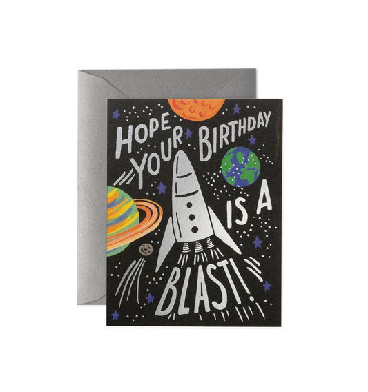 Rifle Paper Co - Single Card - Birthday Blast - Handworks Nouveau Paperie