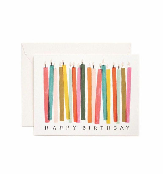 Rifle Paper Co - Single Card - Birthday Candle - Handworks Nouveau Paperie