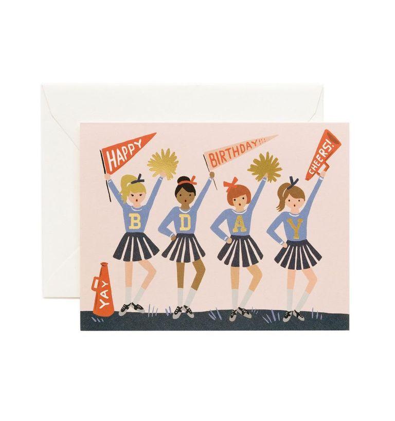 Rifle Paper Co - Single Card - Birthday Cheer - Handworks Nouveau Paperie