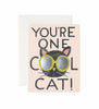 Rifle Paper Co - Single Card - Cool Cat - Handworks Nouveau Paperie