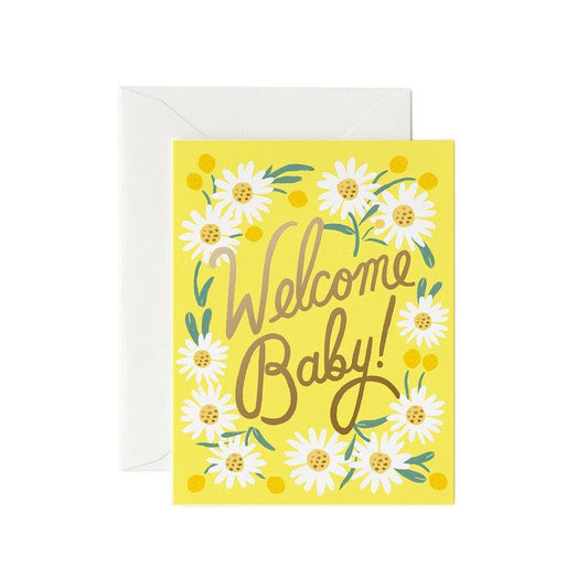 Rifle Paper Co - Single Card - Daisy Baby - Handworks Nouveau Paperie