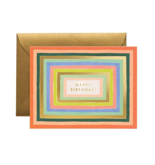 Rifle Paper Co - Single Card - Disco Birthday - Handworks Nouveau Paperie