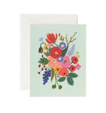 Rifle Paper Co - Single Card - Garden Party Mint - Handworks Nouveau Paperie
