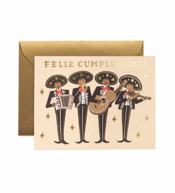 Rifle Paper Co - Single Card - Mariachi Birthday - Handworks Nouveau Paperie