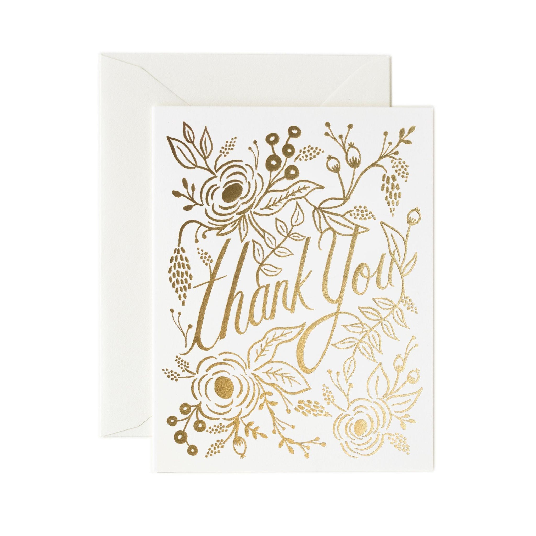 Rifle Paper Co - Single Card - Marion Thank You - Handworks Nouveau Paperie
