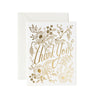Rifle Paper Co - Single Card - Marion Thank You - Handworks Nouveau Paperie