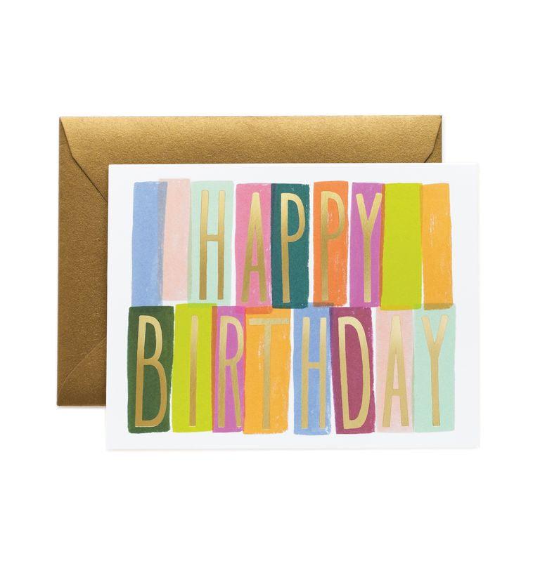 Rifle Paper Co - Single Card - Merida Birthday - Handworks Nouveau Paperie