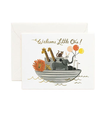 Rifle Paper Co - Single Card - Noah's Ark - Handworks Nouveau Paperie