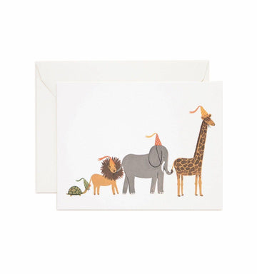 Rifle Paper Co - Single Card - Party Parade - Handworks Nouveau Paperie