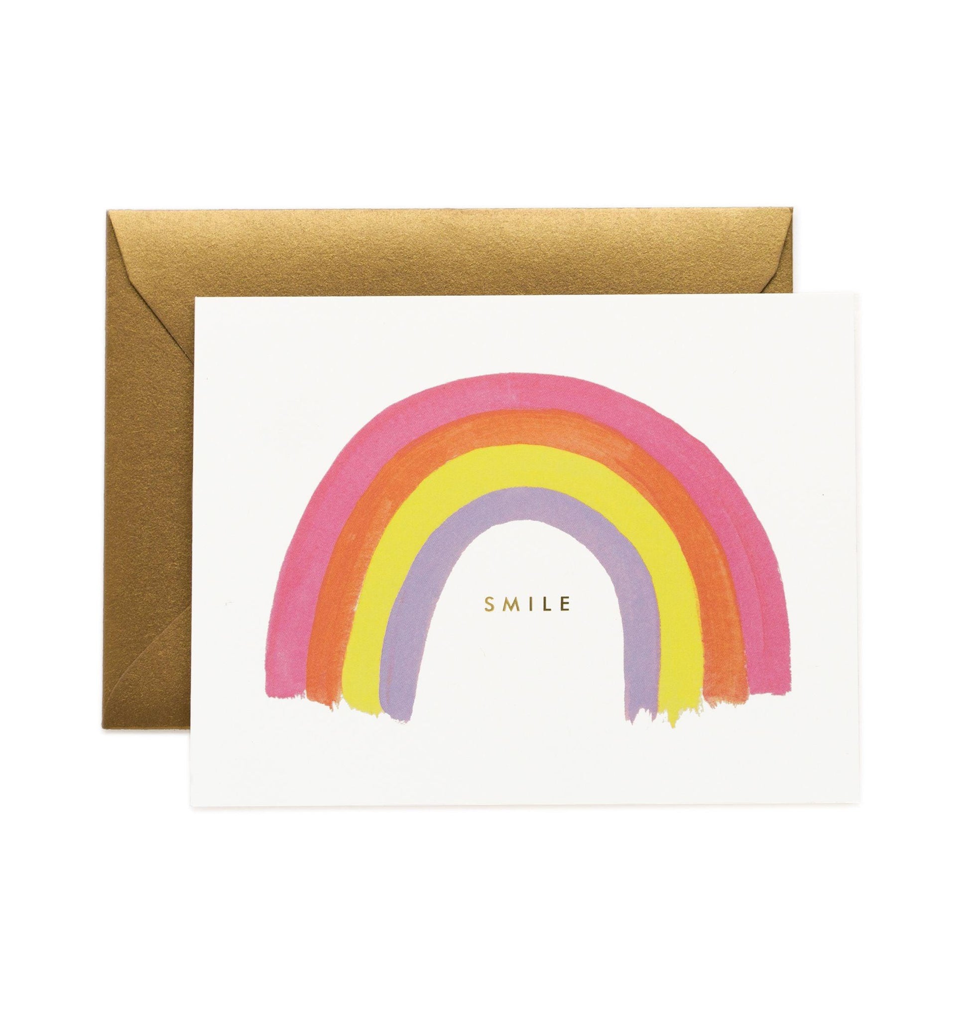 Rifle Paper Co - Single Card - Smile Rainbow - Handworks Nouveau Paperie
