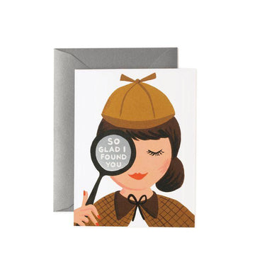 Rifle Paper Co - Single Card - So Glad I Found You - Handworks Nouveau Paperie
