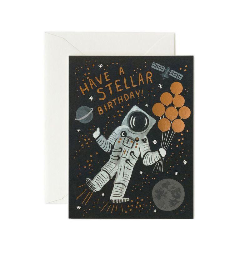 Rifle Paper Co - Single Card - Stellar Birthday - Handworks Nouveau Paperie