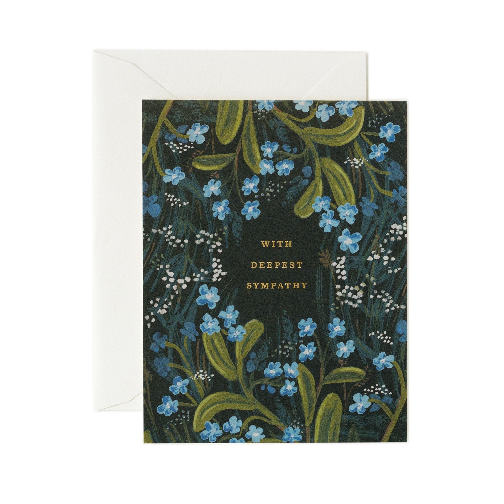 Rifle Paper Co - Single Card - Sympathy Bouquet - Handworks Nouveau Paperie