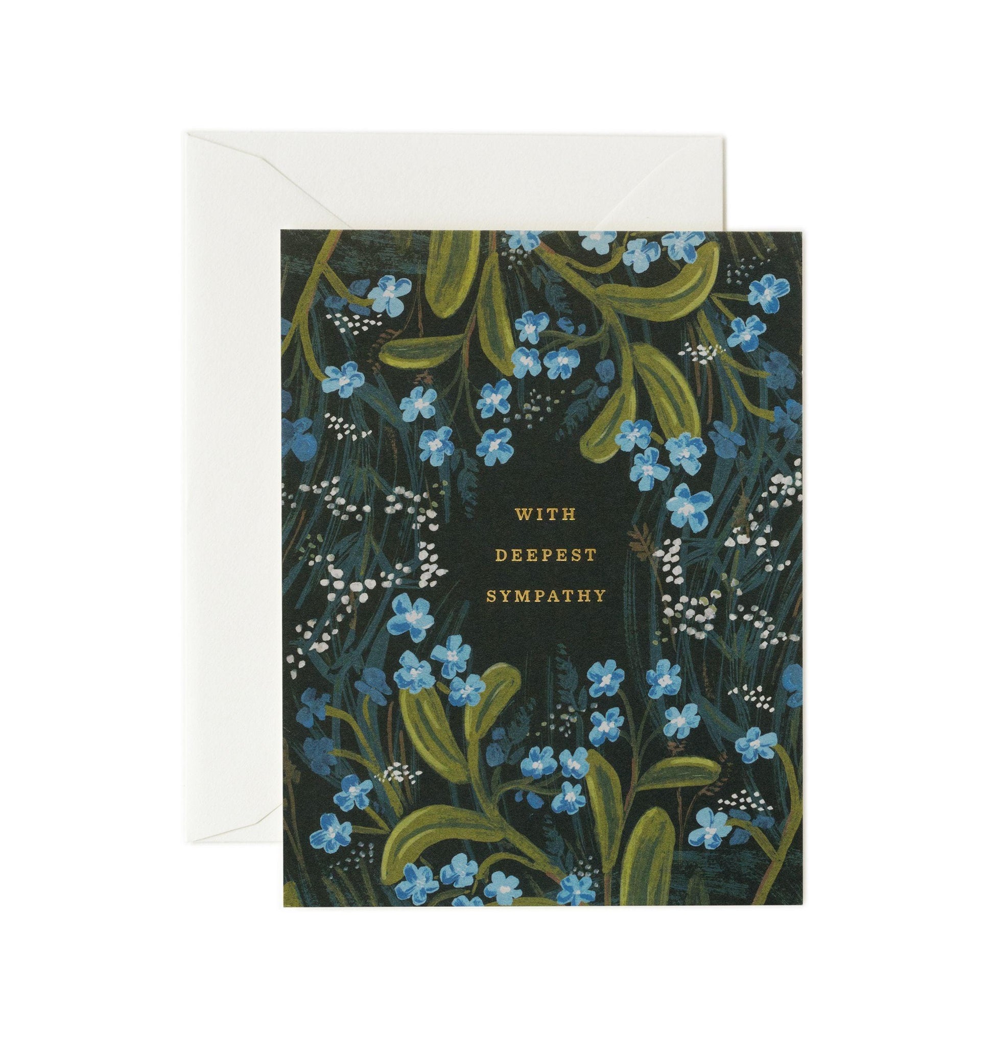 Rifle Paper Co - Single Card - Sympathy Bouquet - Handworks Nouveau Paperie