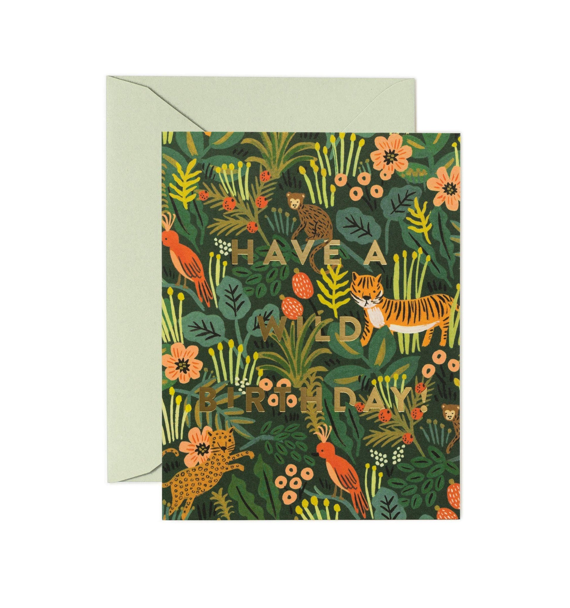 Rifle Paper Co - Single Card - Wild Birthday - Handworks Nouveau Paperie
