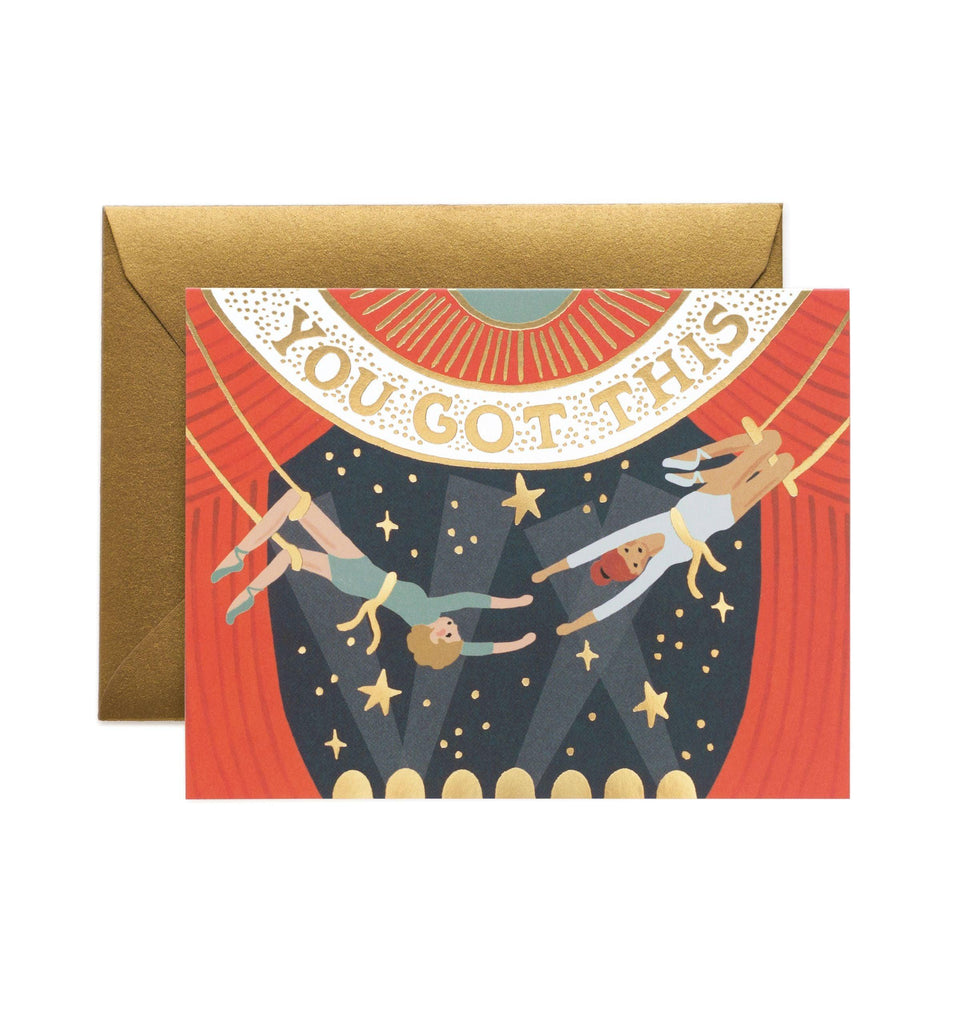 Rifle Paper Co - Single Card - You Got This - Handworks Nouveau Paperie