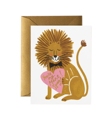 Rifle Paper Co - Single Card - You're My Mane Squeeze - Handworks Nouveau Paperie