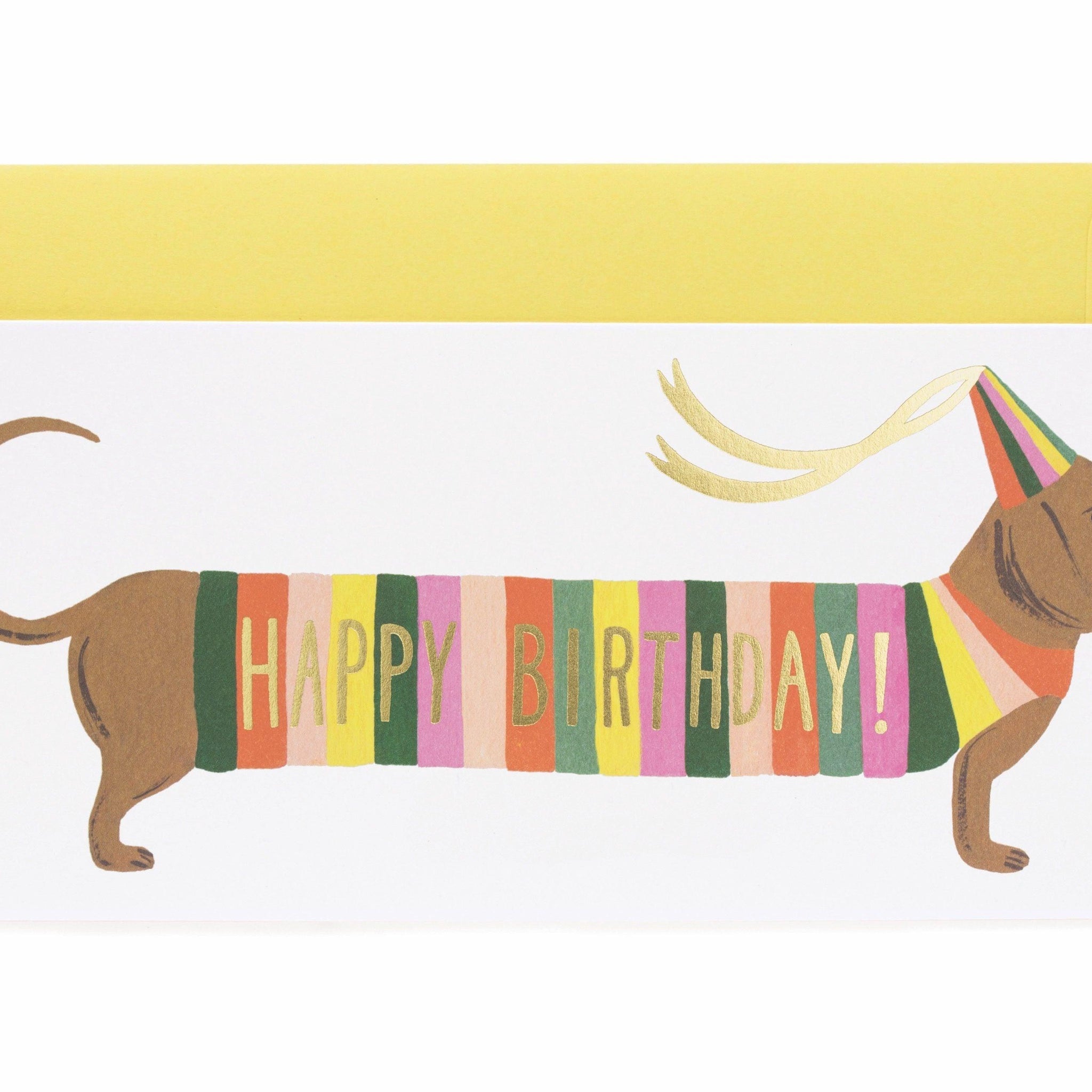 Rifle Paper Co - Single Long Card - Hot Dog No. 10 - Handworks Nouveau Paperie