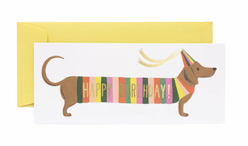 Rifle Paper Co - Single Long Card - Hot Dog No. 10 - Handworks Nouveau Paperie