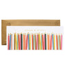 Rifle Paper Co - Single Long Card - Make A Wish Candles - Handworks Nouveau Paperie