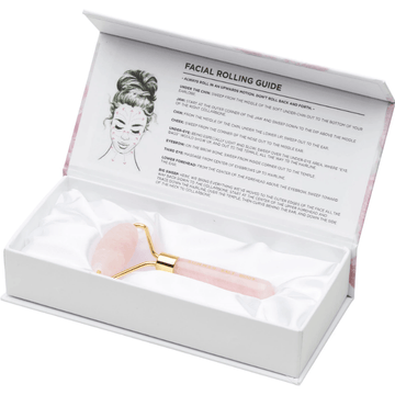 Rose Quartz Spiky Crystal Roller - Handworks Nouveau Paperie