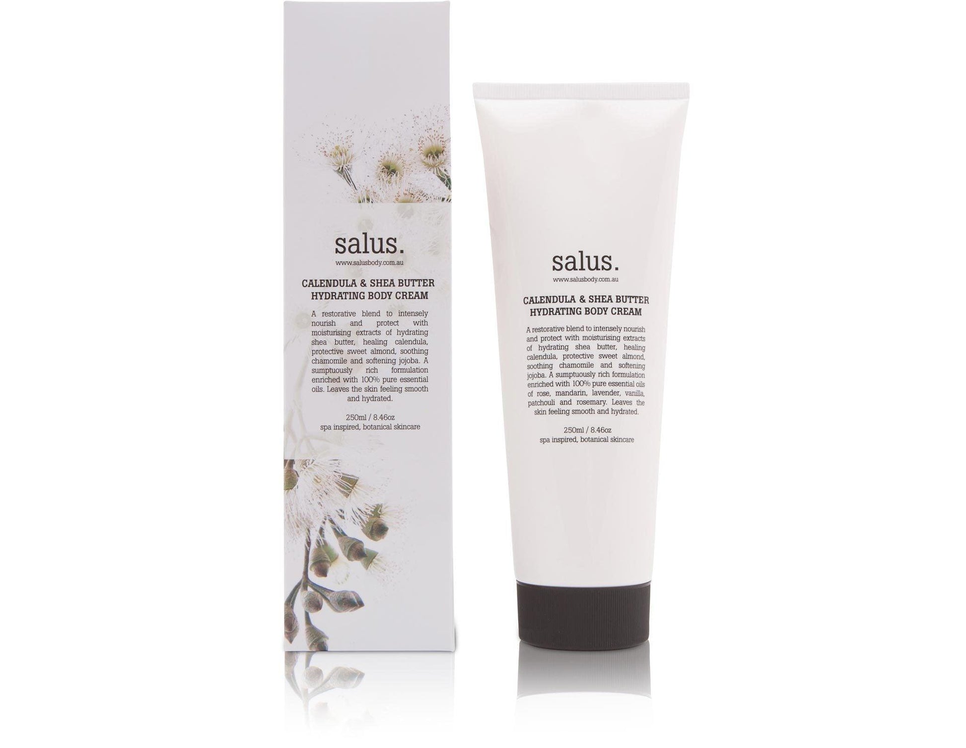 SALUS - CALENDULA & SHEA BUTTER HYDRATING BODY CREAM 250ml - Handworks Nouveau Paperie