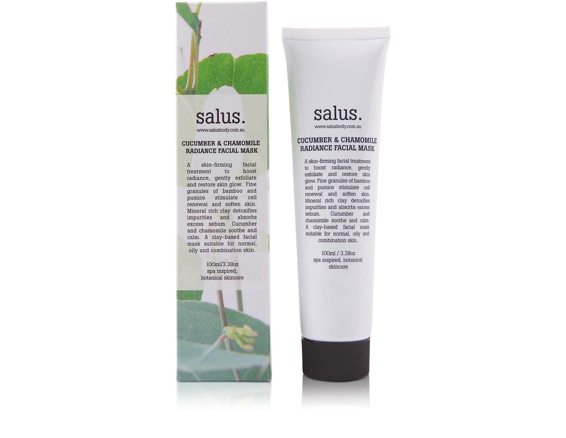 SALUS - CUCUMBER & CHAMOMILE RADIANCE FACIAL MASK - Handworks Nouveau Paperie