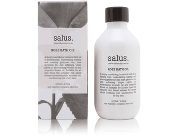SALUS - ROSE BATH OIL 200MLS - Handworks Nouveau Paperie