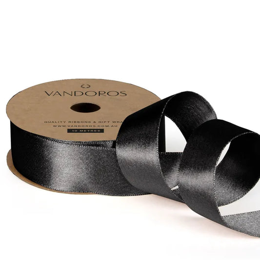 Satin Pearl Ribbons 10 Metres x 25mm - Handworks Nouveau Paperie