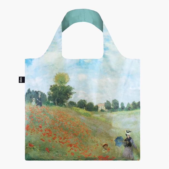 Shopping Bag - Claude Monet - Wild Poppies - Handworks Nouveau Paperie