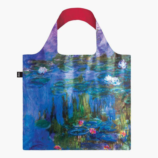 Shopping Bag - Cluade Monet - Lillies - Handworks Nouveau Paperie