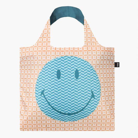 Shopping Bag - Smiley - Geometric - Handworks Nouveau Paperie