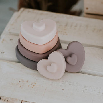 Silicone Stackable - Heart - Handworks Nouveau Paperie