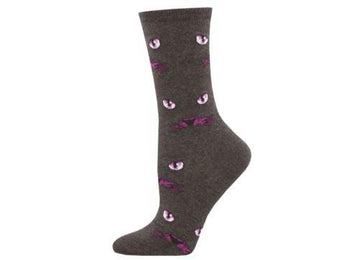 Socksmith Ladies Socks Eyeing You - Charcoal - Handworks Nouveau Paperie