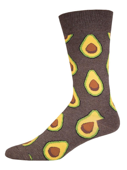 Socksmith Mens Socks – Avocado Heather Brown - Handworks Nouveau Paperie