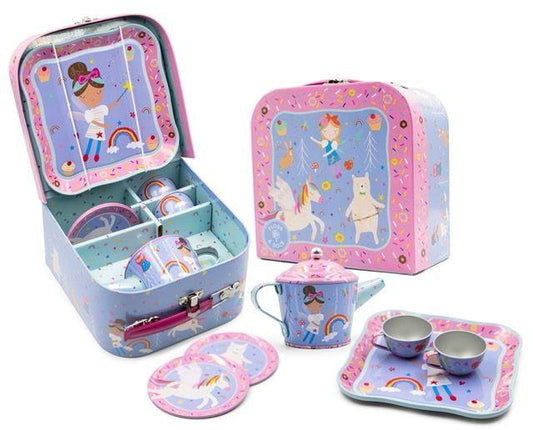 Tea Set – 7 Pc Rainbow Fairy - Handworks Nouveau Paperie
