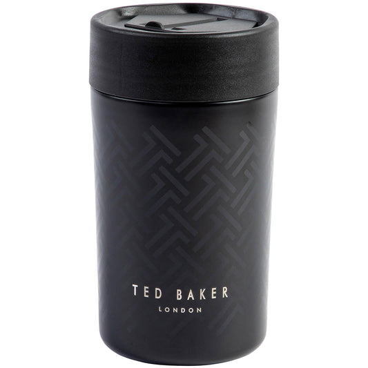 Ted Baker Black Travel Cup 300ml - Handworks Nouveau Paperie