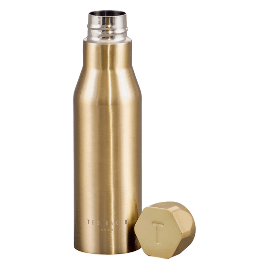 Ted Baker Stainless Steel Pale Gold Water Bottle - Handworks Nouveau Paperie