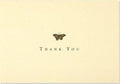 THANK YOU NOTES- GOLD BUTTERFLIES - Handworks Nouveau Paperie