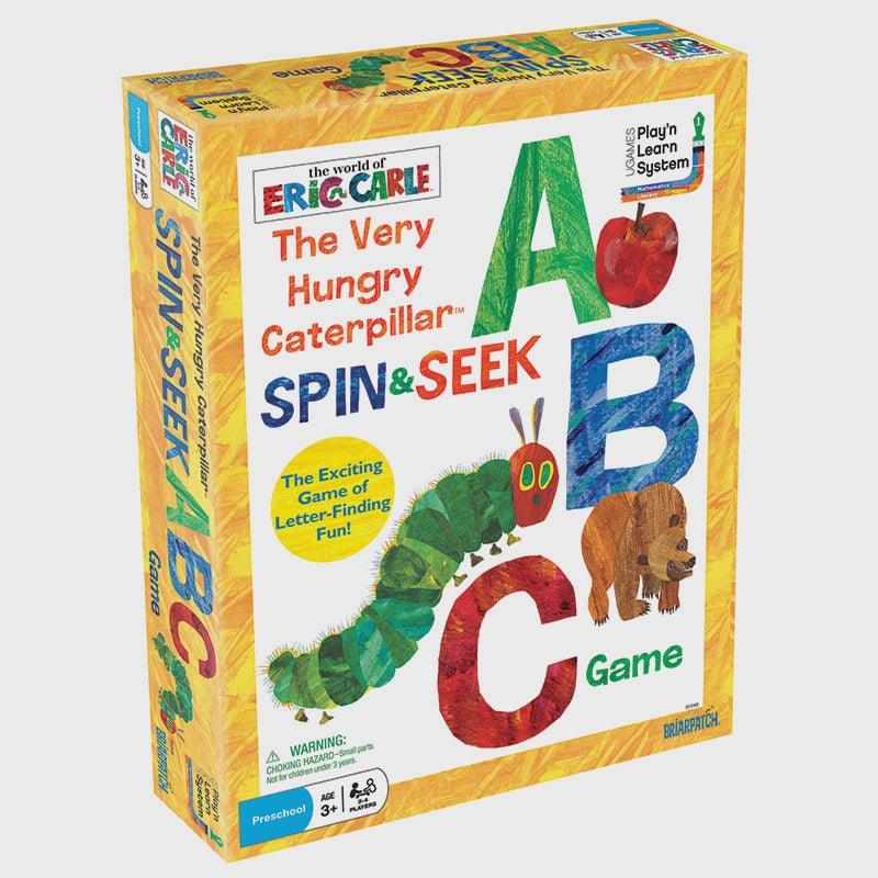 The Very Hungry Caterpillar, Spin & Seek ABC Game - Handworks Nouveau Paperie