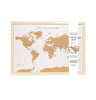 Travel Board - World Map Small - Handworks Nouveau Paperie