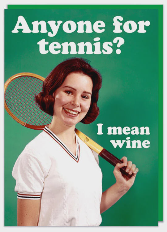 Anyone for Tennis? Greeting Card